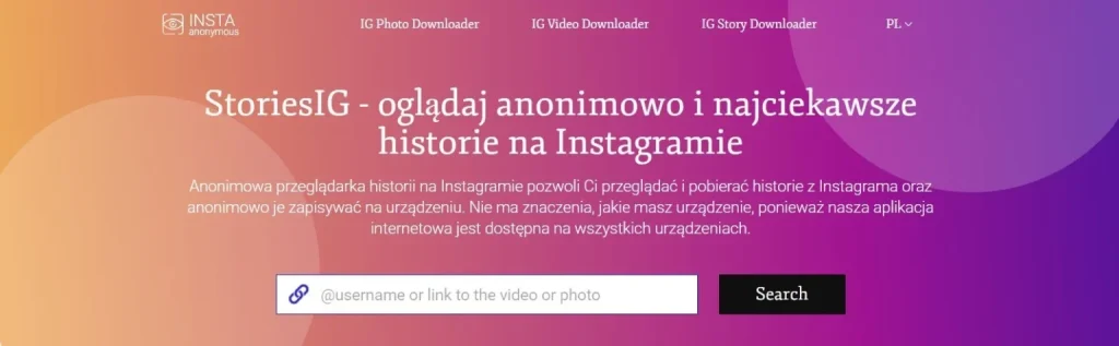 oglądanie relacji na instagramie bez konta